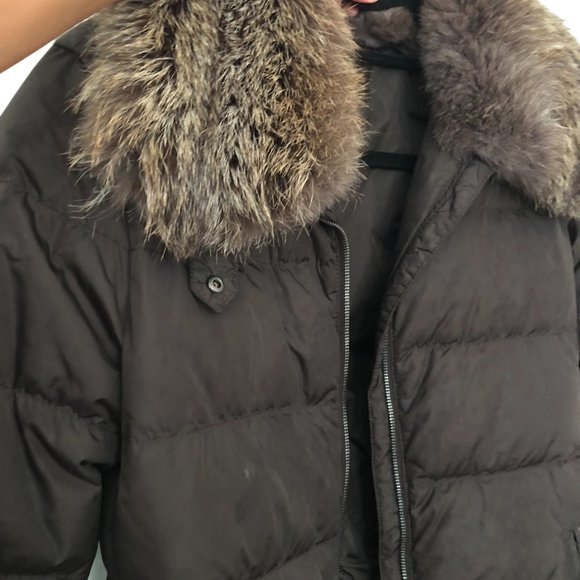 Womens Prada Jacket with Fur Collar - Picture 5 of 9